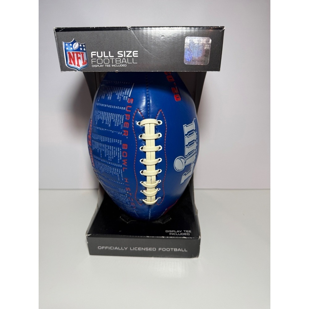 NFL Full Size Super Bowl LIIl History Football ATL Limited Edition NIB